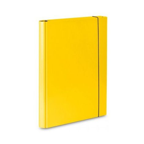 Teczka VauPe A4/4cm FCK z gumką, Żółta